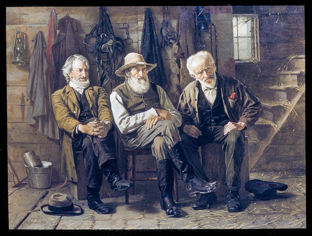 To Decide the Question art print by John George Brown for $57.95 CAD
