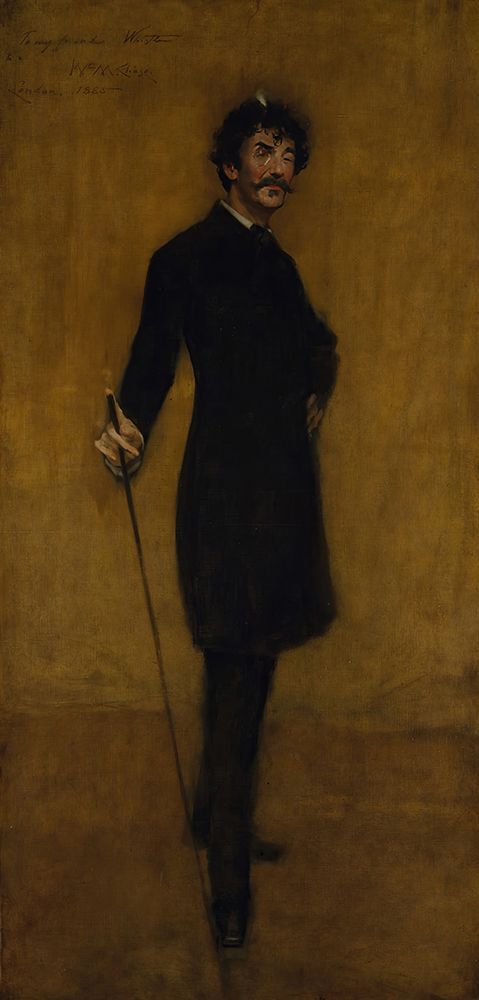 James Abbott McNeill Whistler 1885 art print by William Merritt Chase for $57.95 CAD
