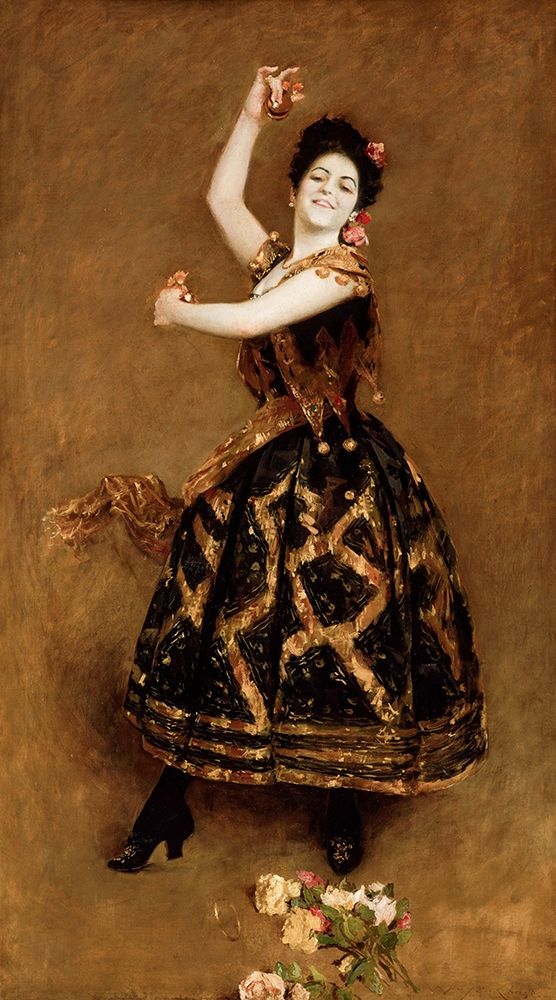 Carmencita art print by William Merritt Chase for $57.95 CAD