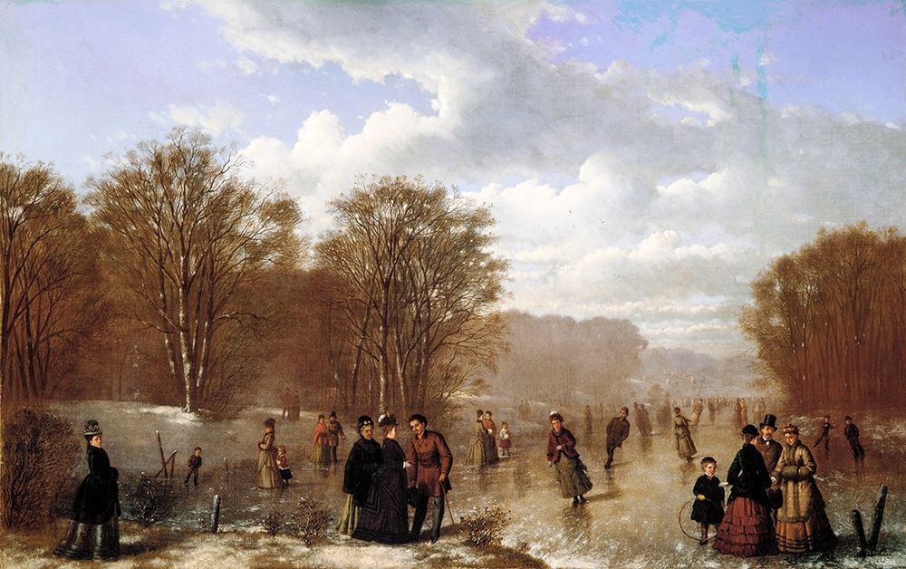 Skating on the Wissahickon art print by Johan Mengels Culverhouse for $57.95 CAD