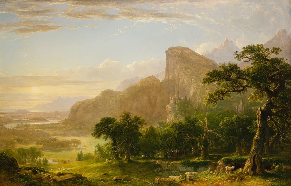 Landscapeâ€”Scene from Thanatopsis art print by Asher Brown Durand for $57.95 CAD