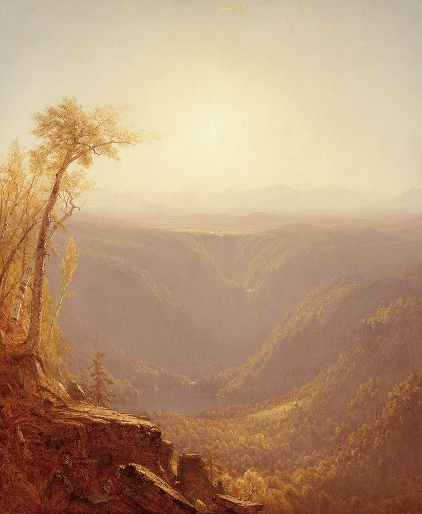 A Gorge in the Mountains (Kauterskill Clove) art print by Sanford Robinson Gifford for $57.95 CAD