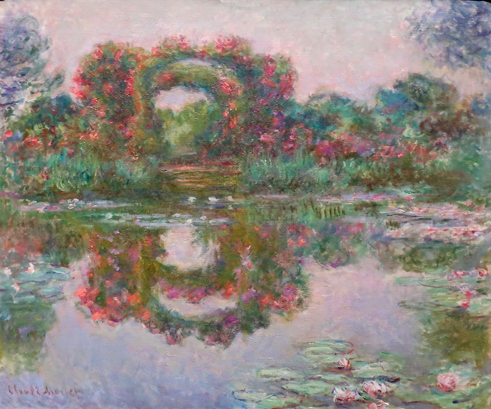 Flowering Arches, Giverny art print by Claude Monet for $57.95 CAD