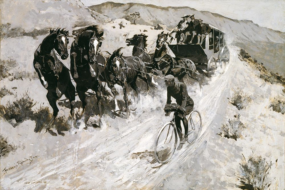 The Right of the Road art print by Frederic Remington for $57.95 CAD