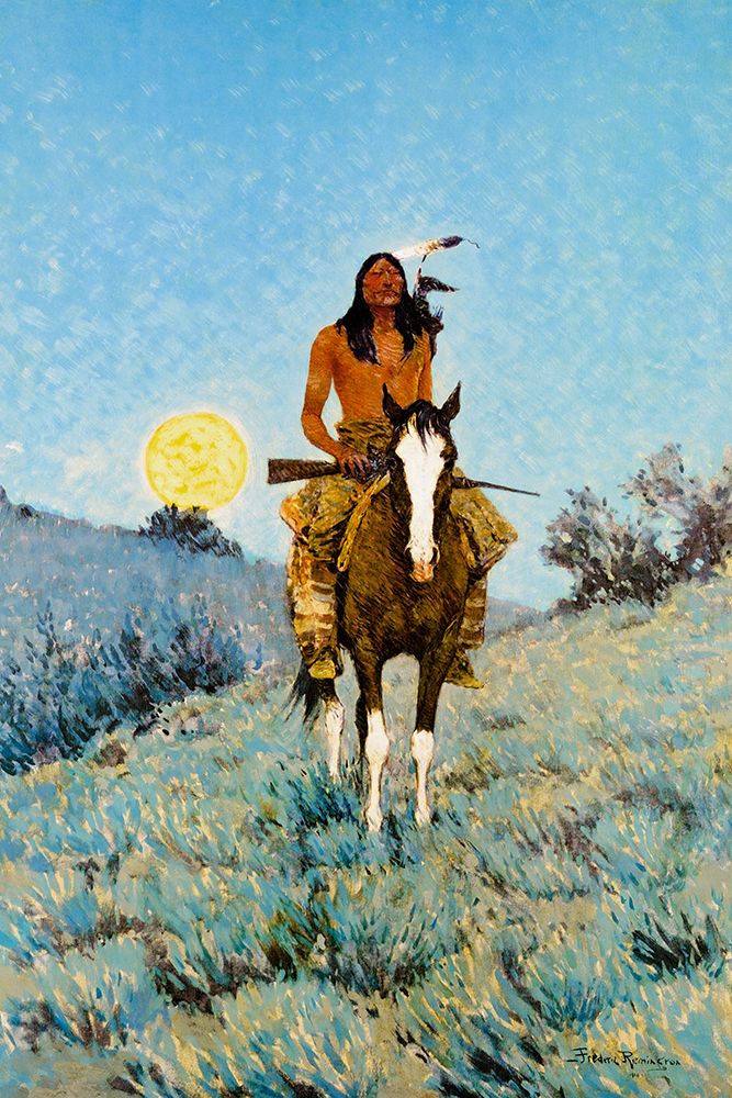 The Outlier art print by Frederic Remington for $57.95 CAD