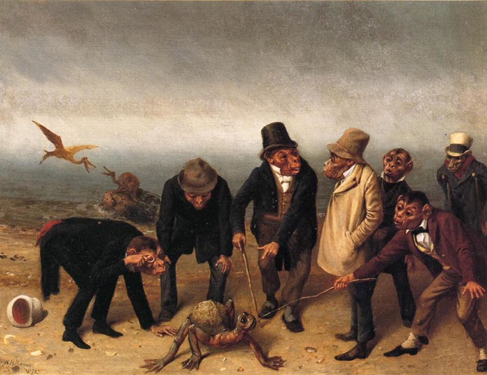 Discovery of Adam art print by William Holbrook Beard for $57.95 CAD