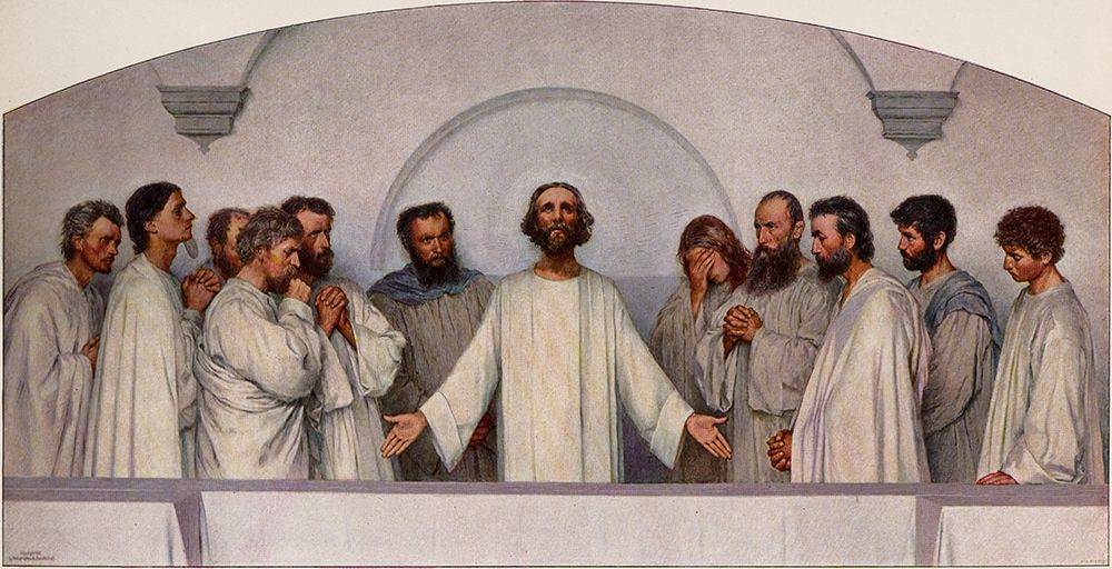 The High Priestly Prayer art print by Eugene Burnand for $57.95 CAD