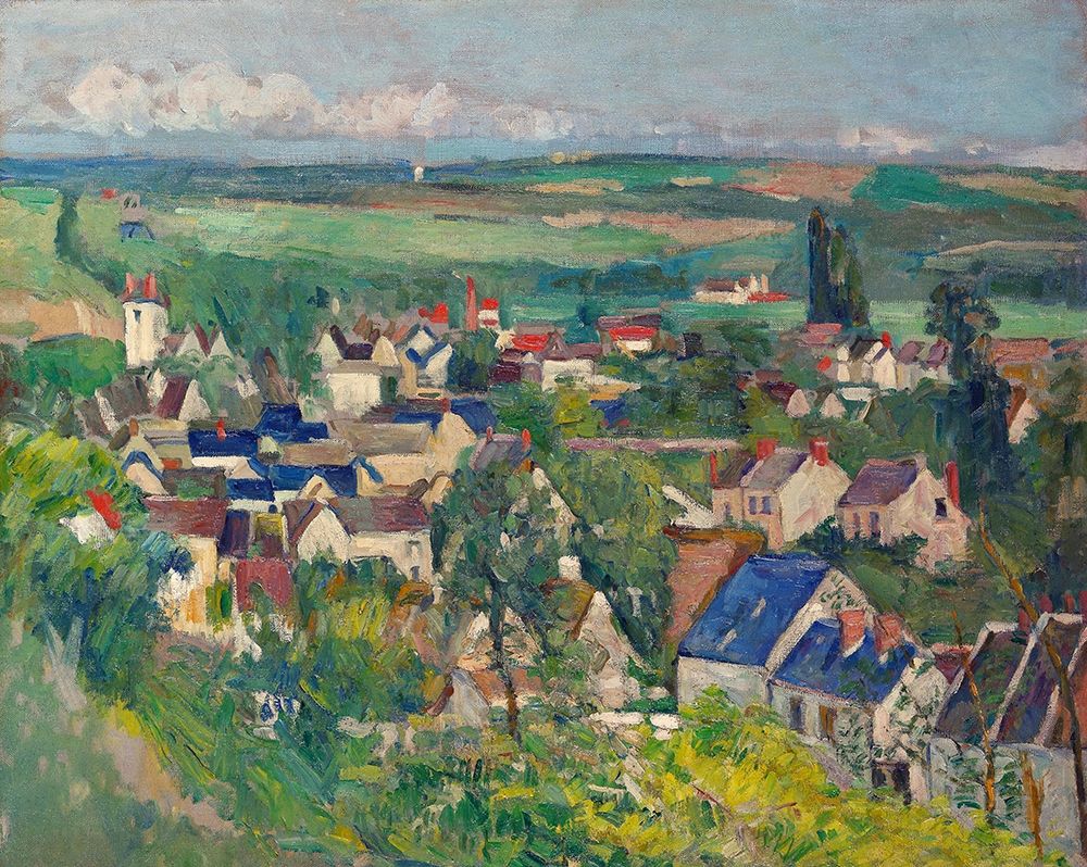 Auvers, Panoramic View art print by Paul Cezanne for $57.95 CAD