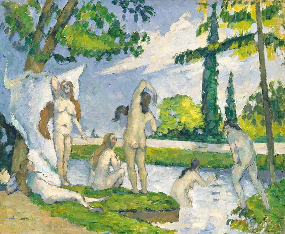 Bathers art print by Paul Cezanne for $57.95 CAD