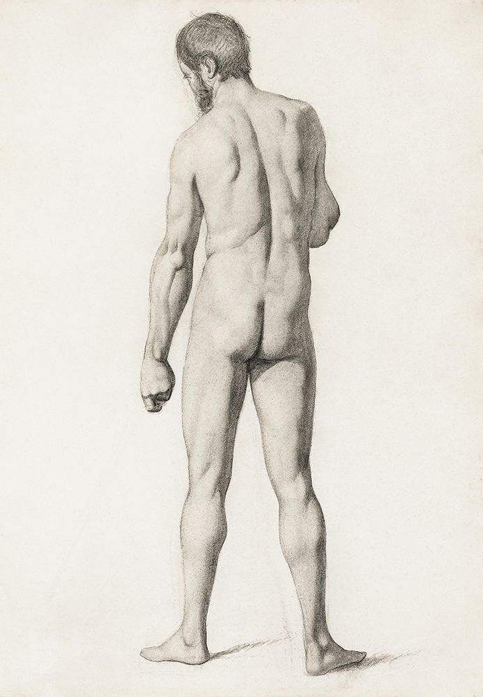 Academic Nude, Seen from the Back art print by Paul Cezanne for $57.95 CAD