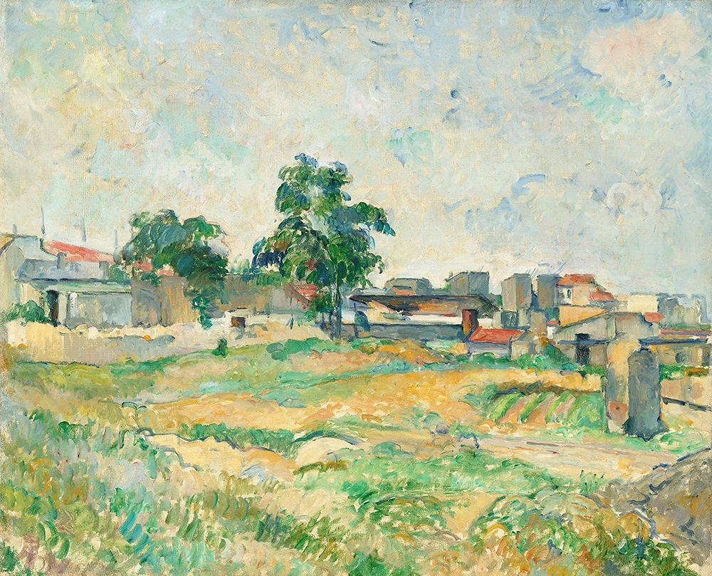 Landscape near Paris art print by Paul Cezanne for $57.95 CAD