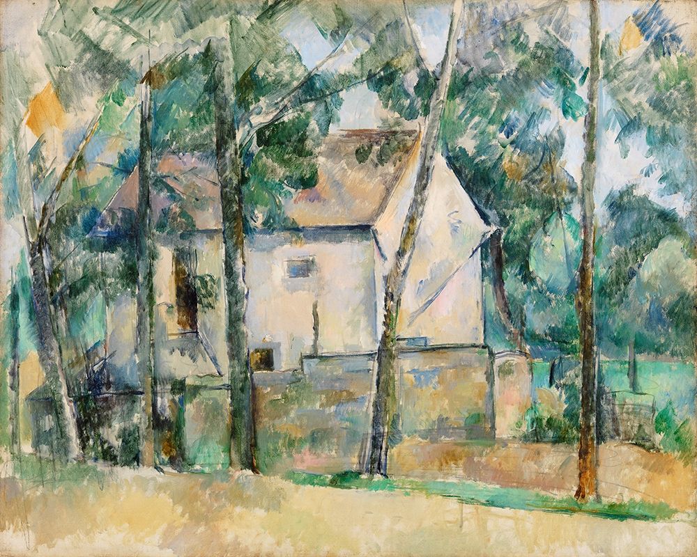 House and Trees art print by Paul Cezanne for $57.95 CAD