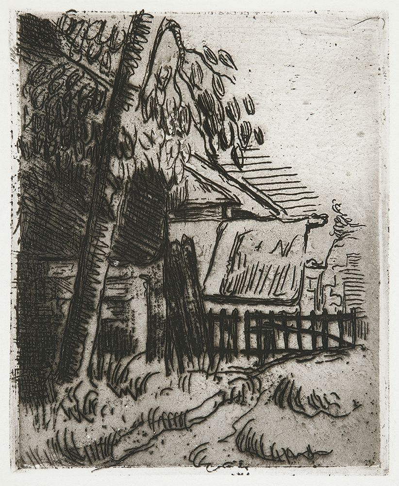 Landscape in AuversÂ  art print by Paul Cezanne for $57.95 CAD