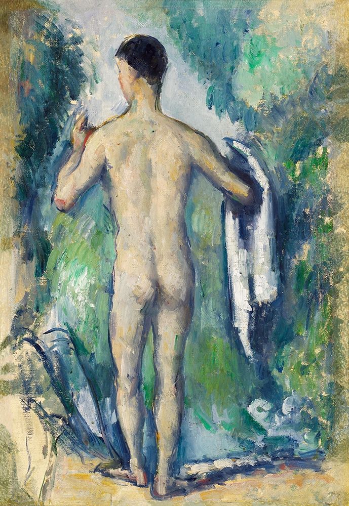 Standing Bather, Seen from the Back art print by Paul Cezanne for $57.95 CAD