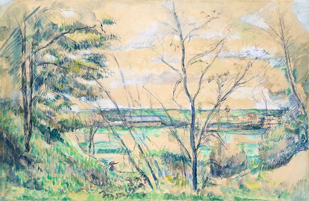 In the Oise Valley art print by Paul Cezanne for $57.95 CAD