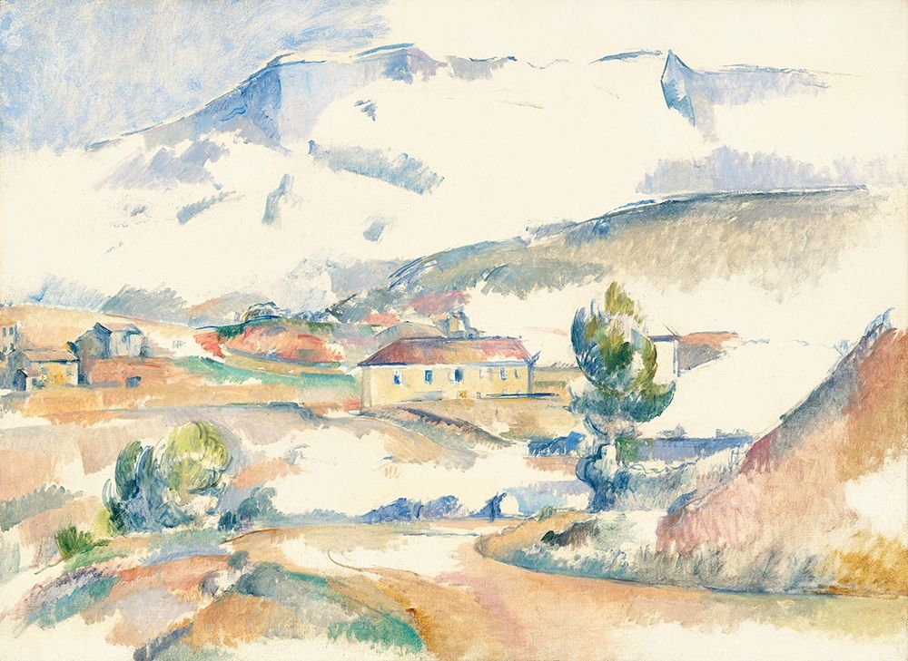 Montagne Sainte-Victoire, from near Gardanne art print by Paul Cezanne for $57.95 CAD