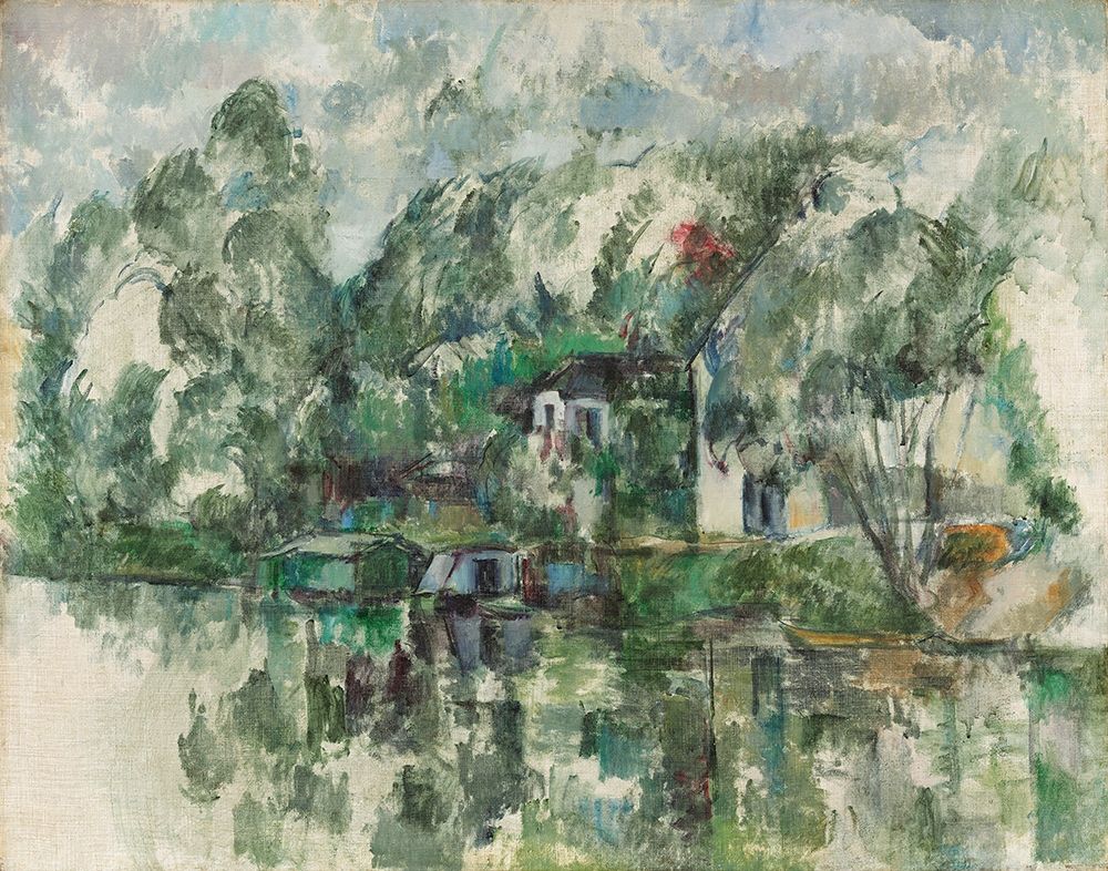 At the Waters Edge art print by Paul Cezanne for $57.95 CAD
