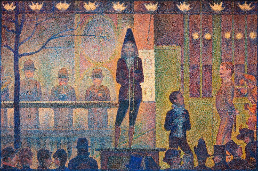 Circus Sideshow art print by Georges Seurat for $57.95 CAD
