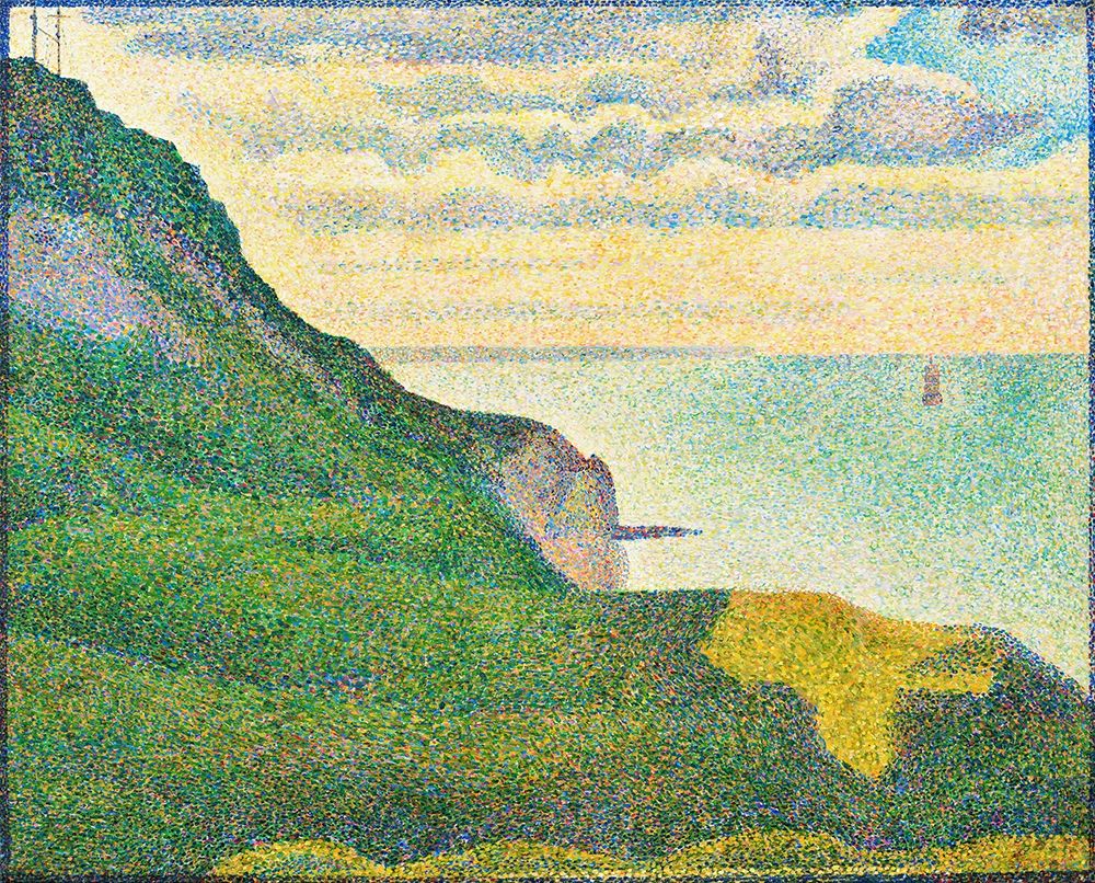 Seascape at Port-en-Bessin, Normandy art print by Georges Seurat for $57.95 CAD