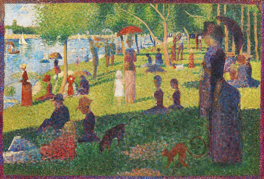 Study For a Sunday on La Grande Jatte art print by Georges Seurat for $57.95 CAD