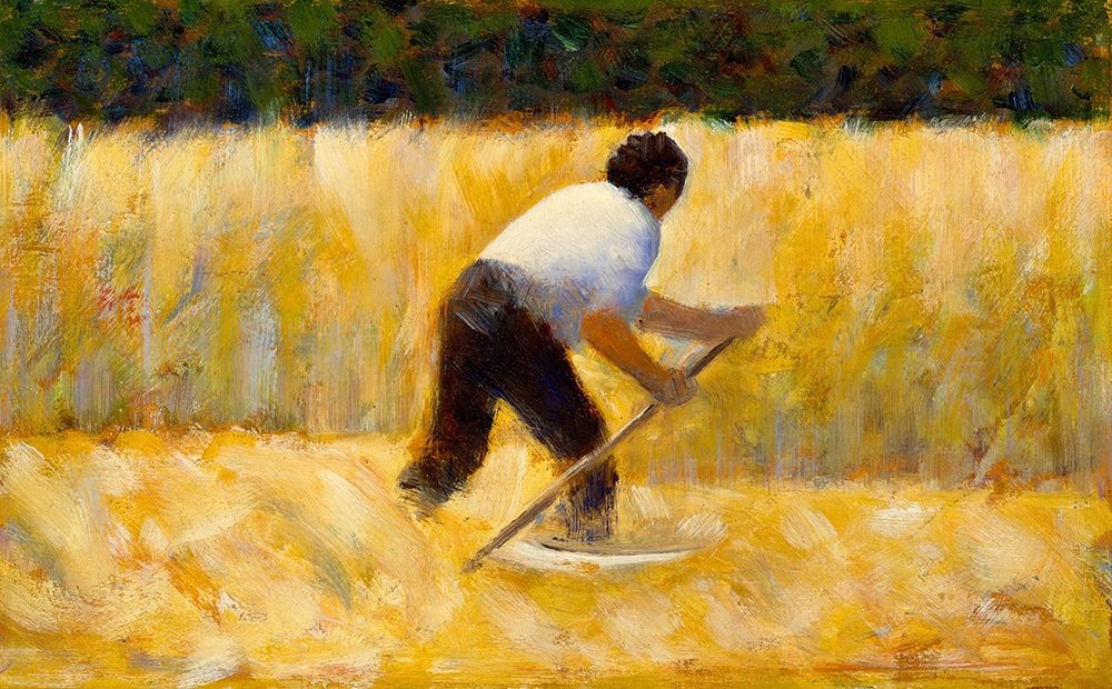 The Mower art print by Georges Seurat for $57.95 CAD