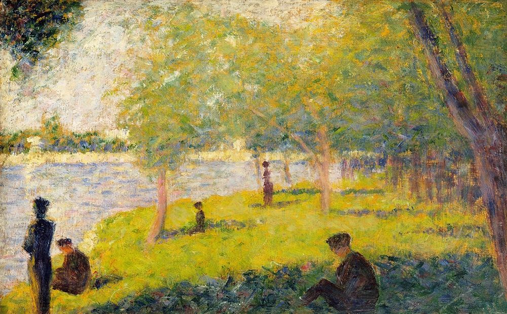 Study for a Sunday on La Grande Jatte art print by Georges Seurat for $57.95 CAD