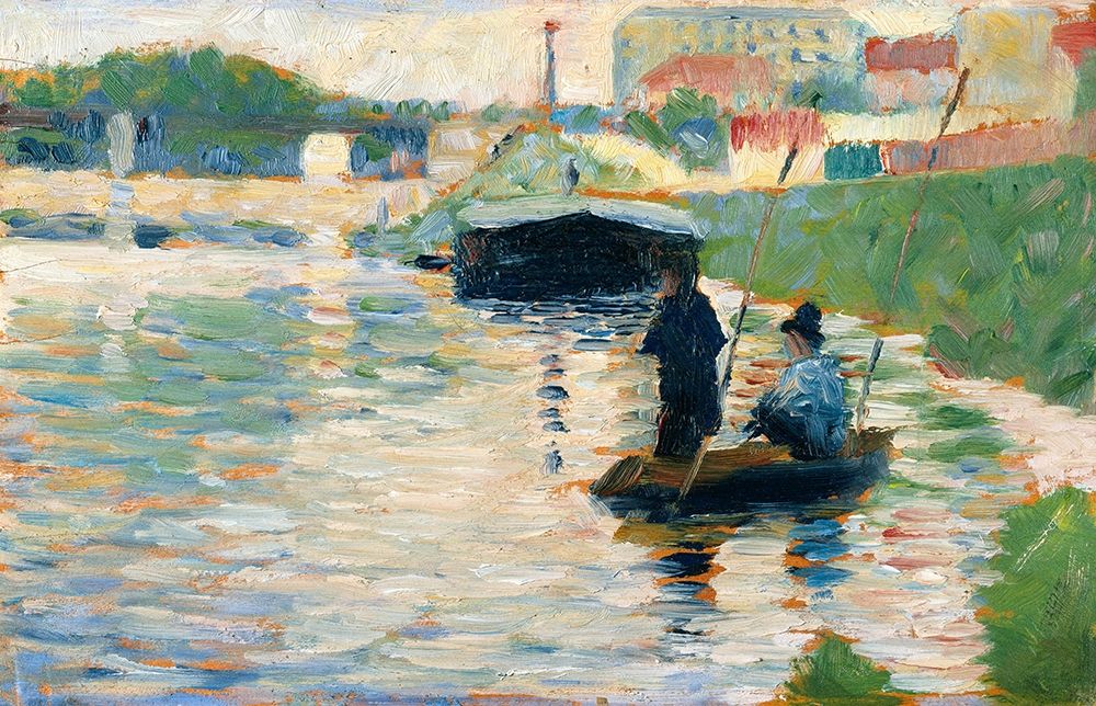 View of the Seine art print by Georges Seurat for $57.95 CAD