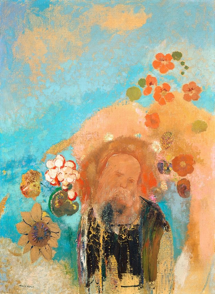 Evocation of Roussel art print by Odilon Redon for $57.95 CAD