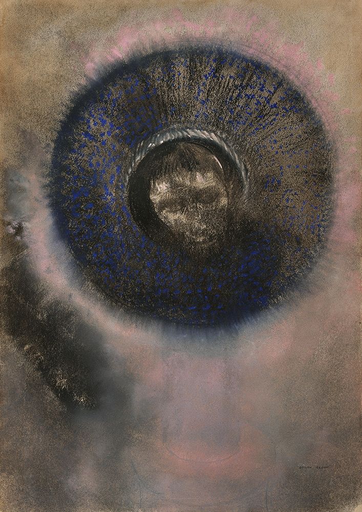 Head within an Aureole art print by Odilon Redon for $57.95 CAD