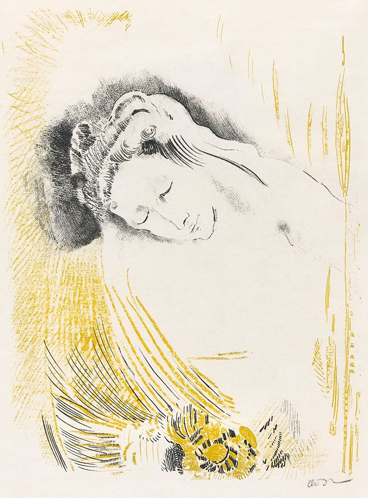The Shulamite art print by Odilon Redon for $57.95 CAD