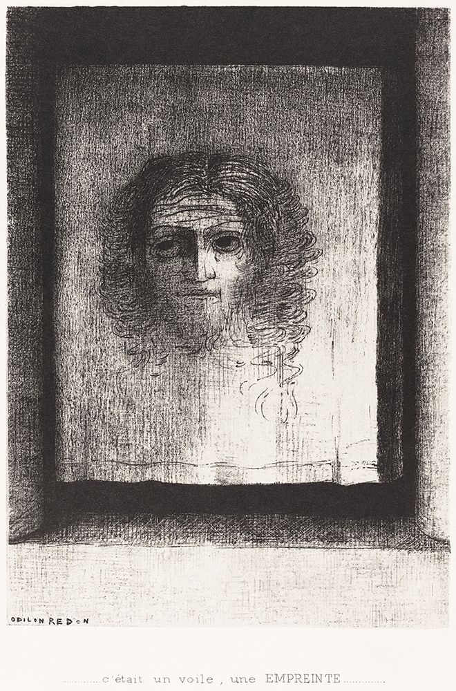 It Was a Veil, an Imprint art print by Odilon Redon for $57.95 CAD
