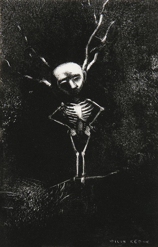 In the Maze of Branches the Pale Figure Appeared art print by Odilon Redon for $57.95 CAD