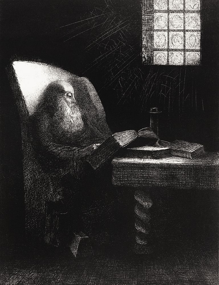 The Reader art print by Odilon Redon for $57.95 CAD
