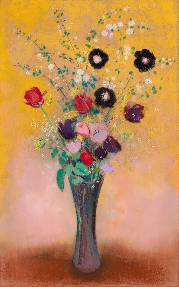 Vase of Flowers art print by Odilon Redon for $57.95 CAD