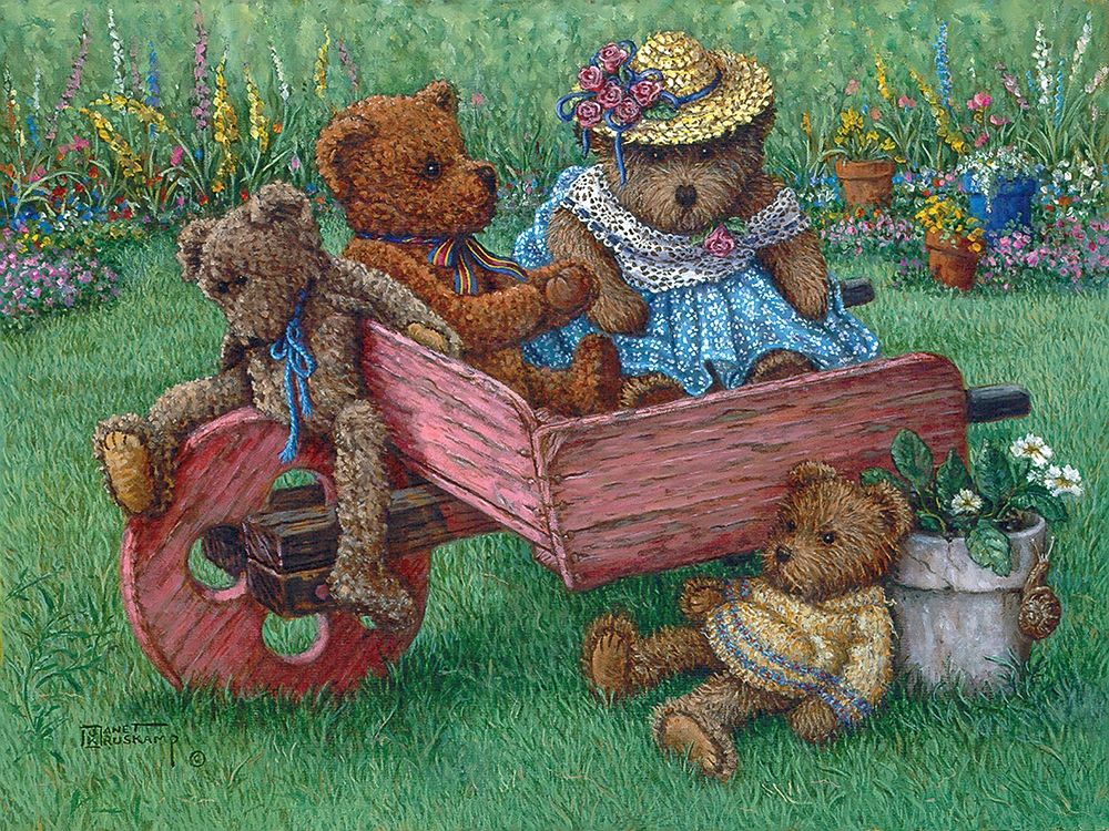 Amys Bears art print by Janet Kruskamp for $57.95 CAD