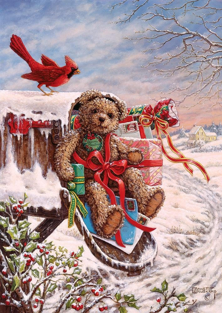 Christmas Delivery art print by Janet Kruskamp for $57.95 CAD
