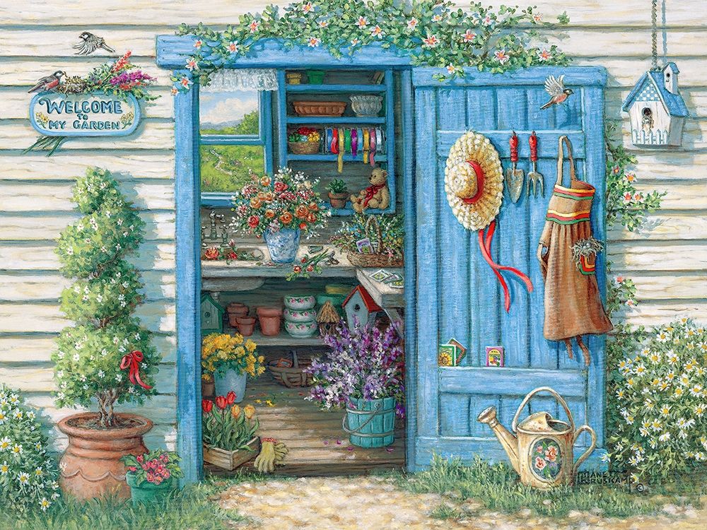 Welcome To My Garden art print by Janet Kruskamp for $57.95 CAD