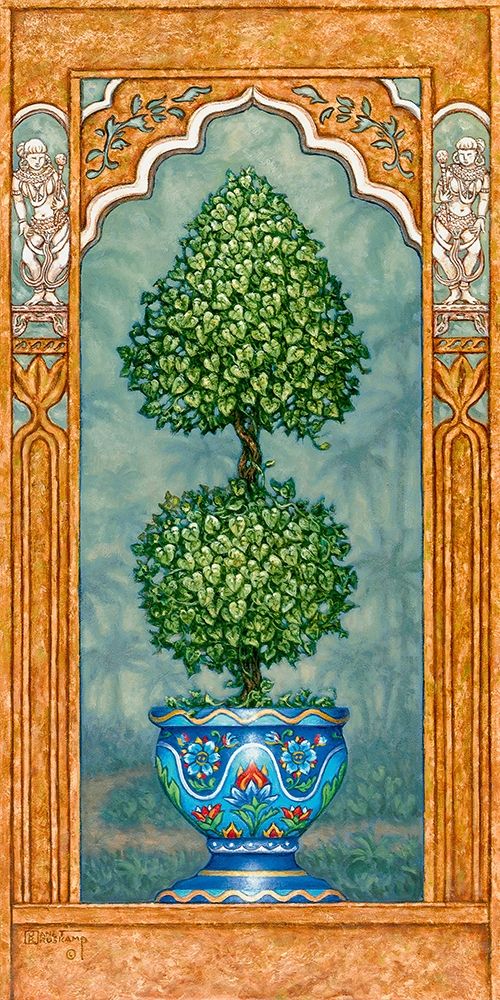 Temple Topiary I art print by Janet Kruskamp for $57.95 CAD