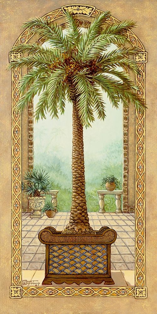 Palm Tree in Basket I art print by Janet Kruskamp for $57.95 CAD