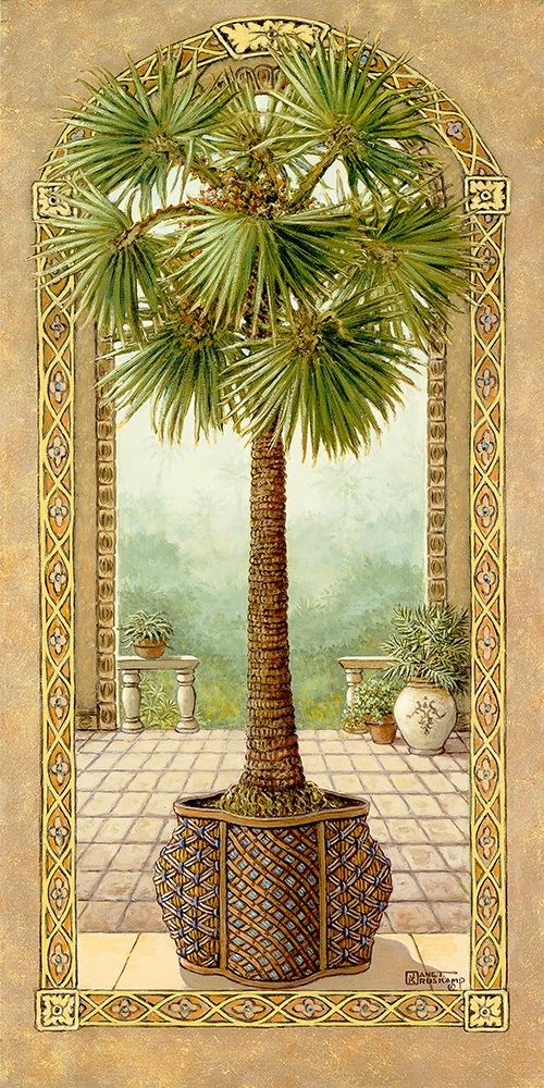 Palm Tree in Basket II art print by Janet Kruskamp for $57.95 CAD