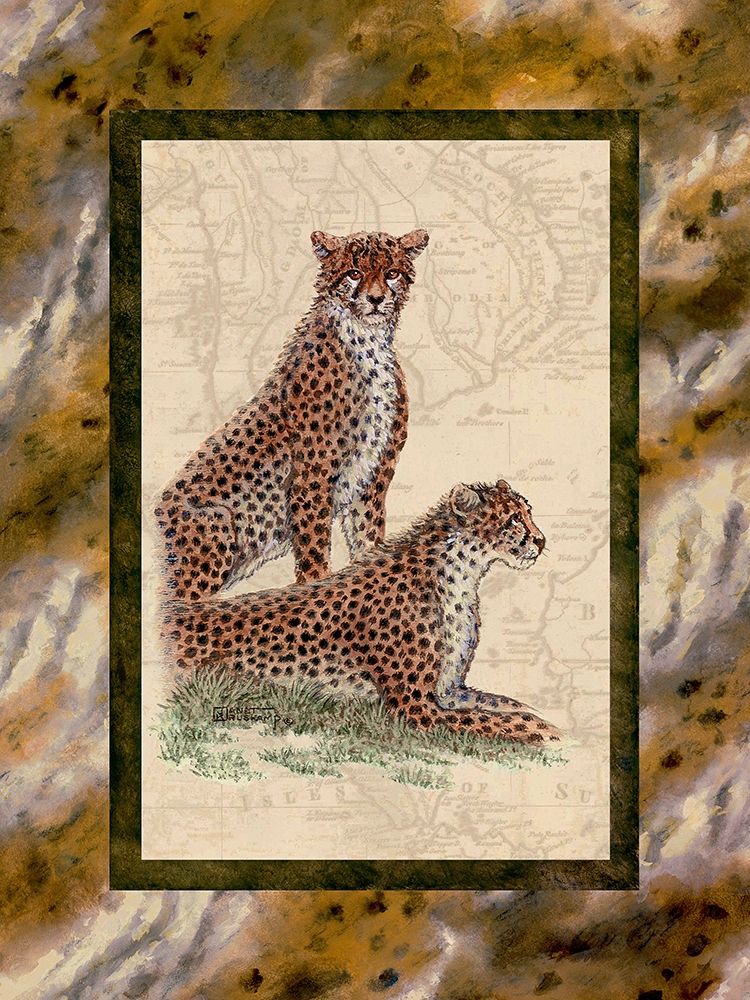 Cheetahs art print by Janet Kruskamp for $57.95 CAD