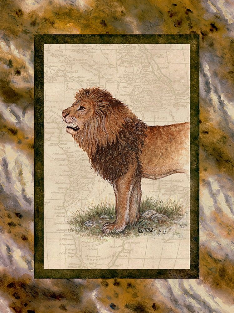 Lion art print by Janet Kruskamp for $57.95 CAD