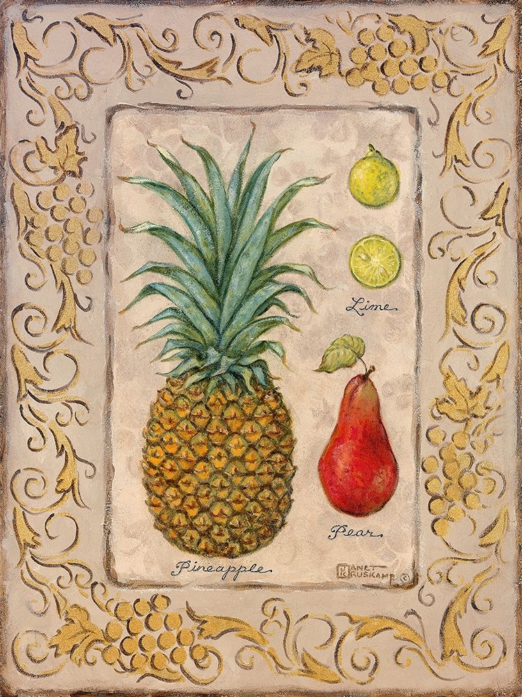 Tropical Fruit II art print by Janet Kruskamp for $57.95 CAD