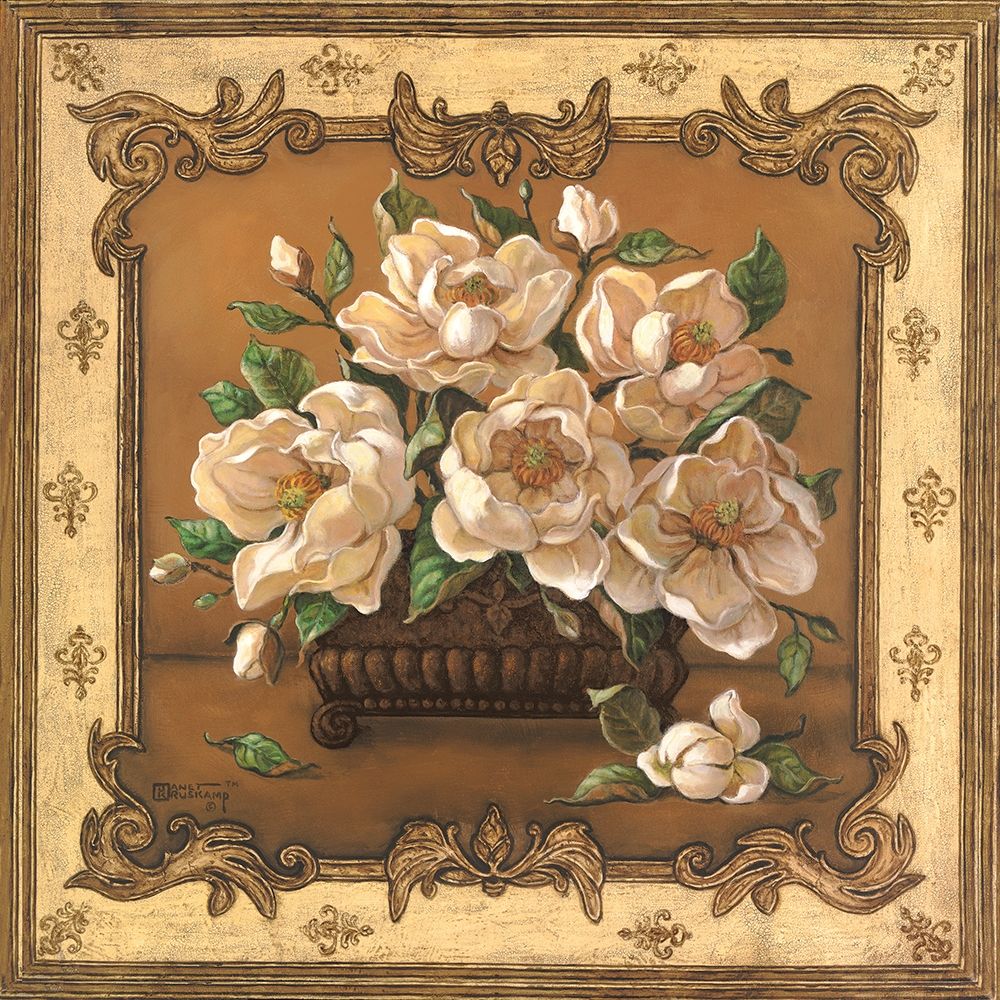 Classical Magnolia art print by Janet Kruskamp for $57.95 CAD