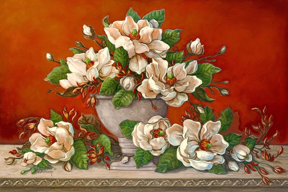 Classical Magnolia II art print by Janet Kruskamp for $57.95 CAD