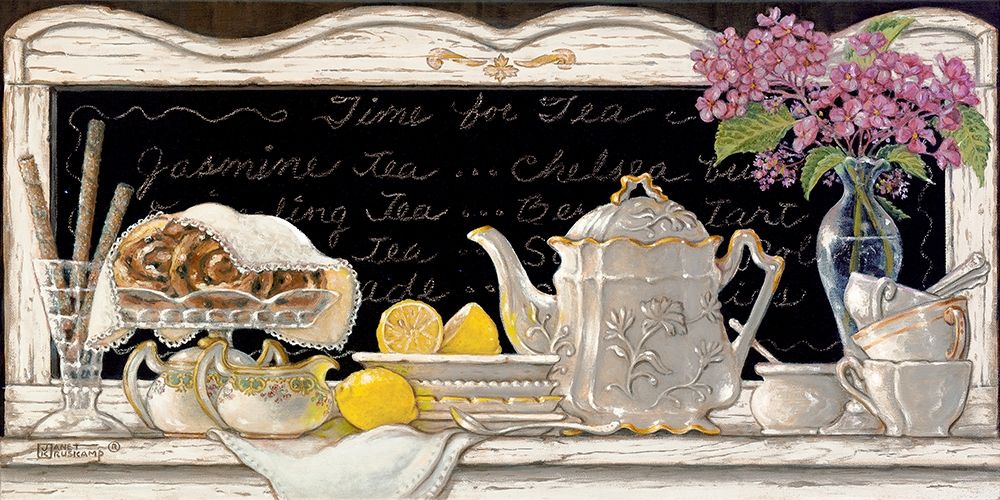 Time for Tea art print by Janet Kruskamp for $57.95 CAD