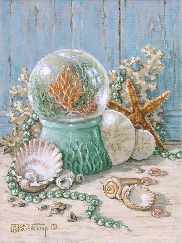 Sea Shell Collection IV art print by Janet Kruskamp for $57.95 CAD
