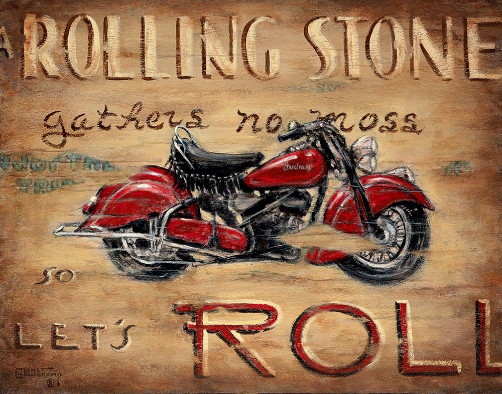 Lets Roll art print by Janet Kruskamp for $57.95 CAD