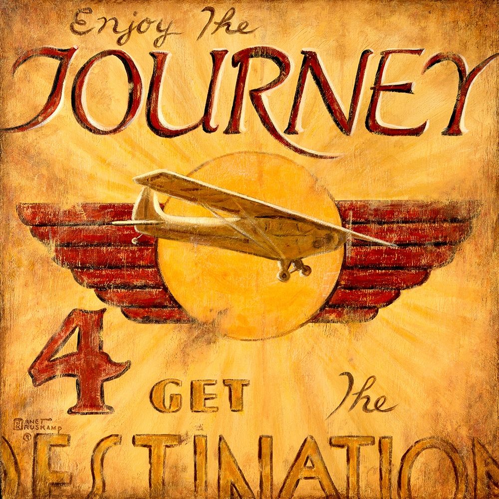 Enjoy the Journeyâ€¦ art print by Janet Kruskamp for $57.95 CAD