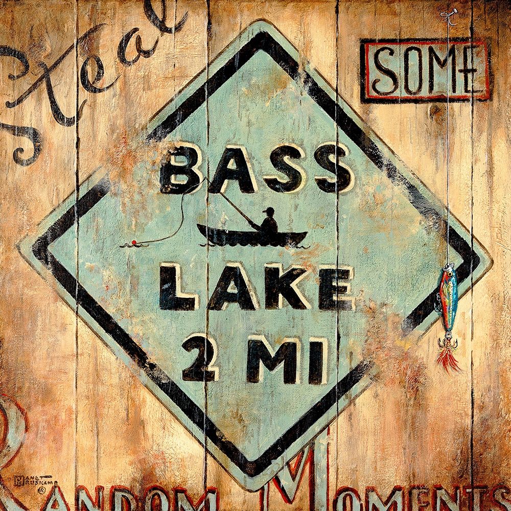 Bass Lake art print by Janet Kruskamp for $57.95 CAD